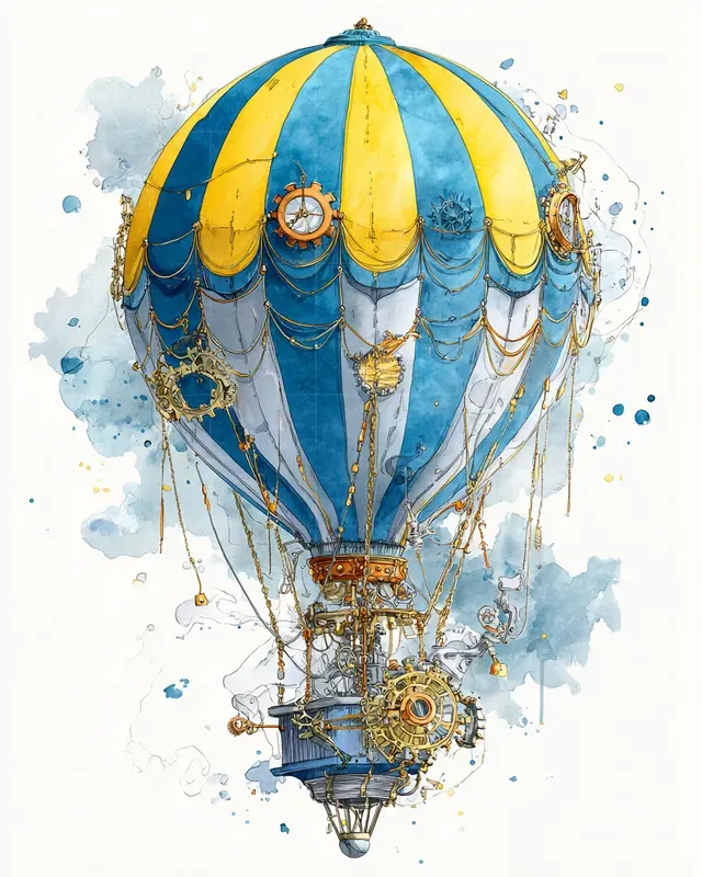 Mechanical Steampunk Aesthetic Dream Art
