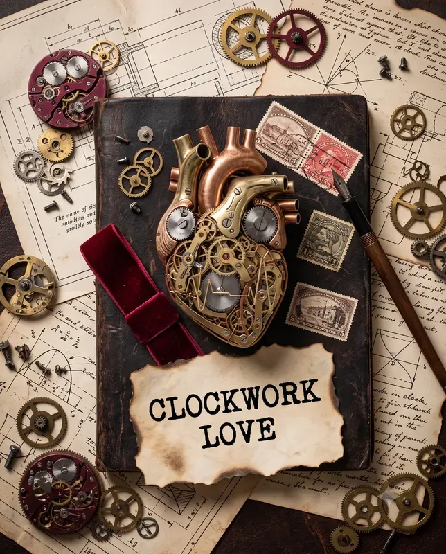 Vintage Steampunk Flat Lay Makers