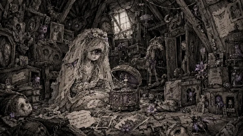 Surreal Forgotten Attic Art