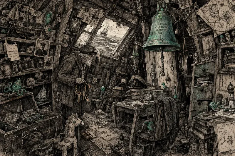 Surreal Forgotten Attic Art