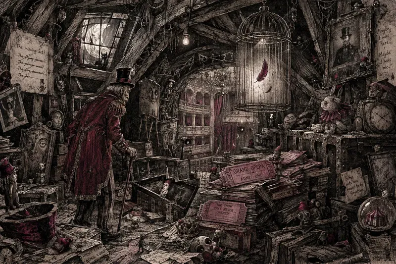 Surreal Forgotten Attic Art