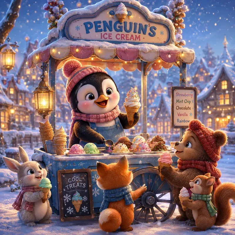 Whimsical Cartoon Adventure Scenes