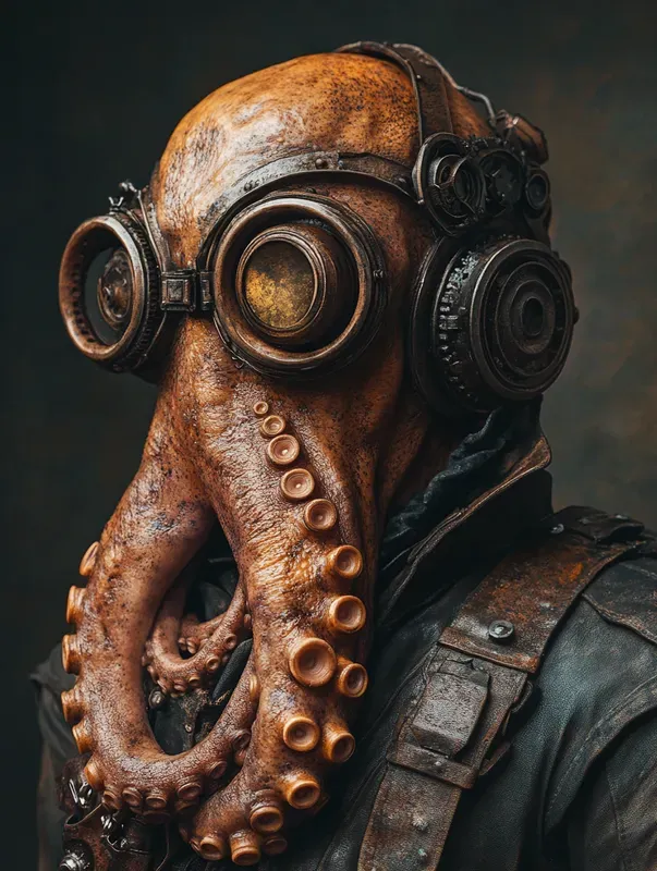 Vintage Steam Punk Portrait Photos