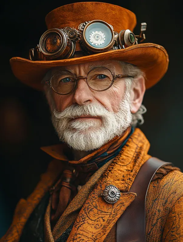 Vintage Steam Punk Portrait Photos
