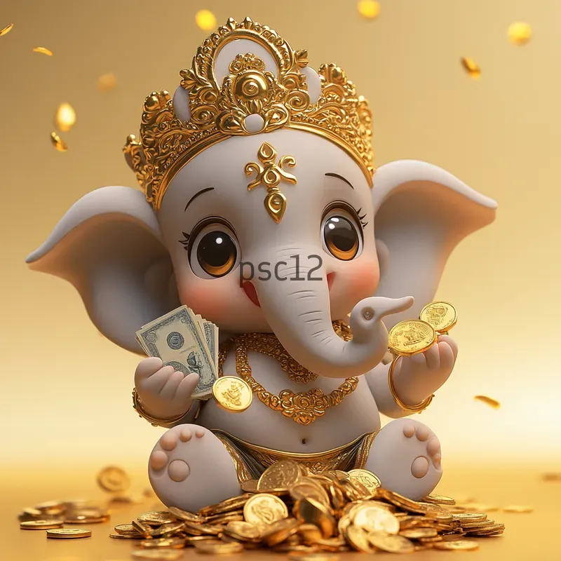 Kawaii Chibi Ganesha Blind Box Figurines