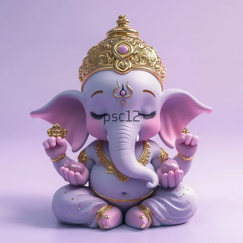 Kawaii Chibi Ganesha Blind Box Figurines