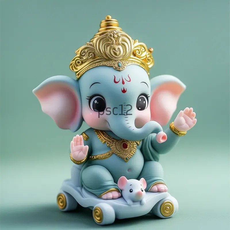 Kawaii Chibi Ganesha Blind Box Figurines