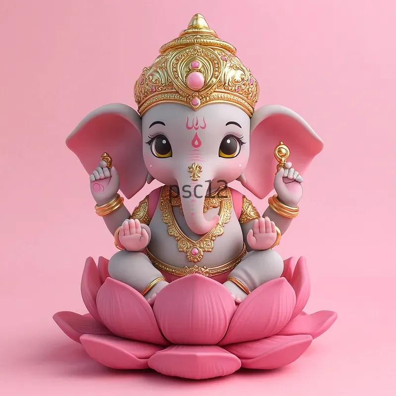 Kawaii Chibi Ganesha Blind Box Figurines