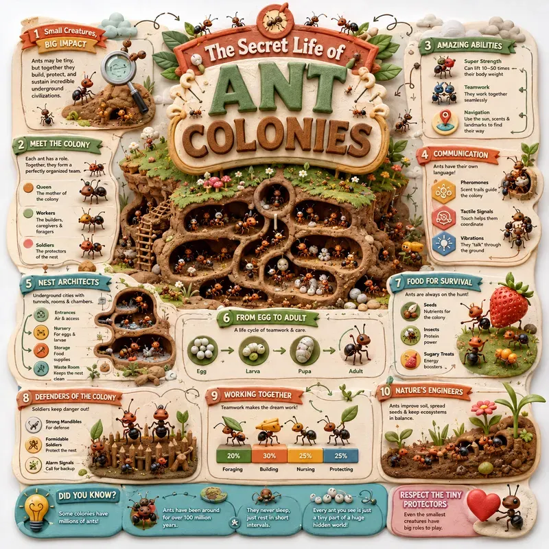 Whimsical 3D Infographic Walls