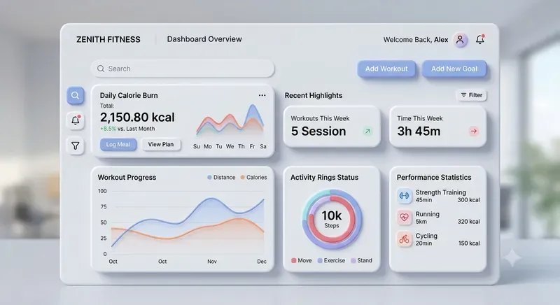 Modern Soft UI Dashboard Designs