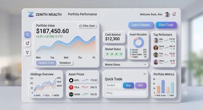 Modern Soft UI Dashboard Designs