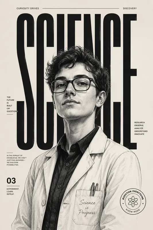 Editorial Character Typography Posters