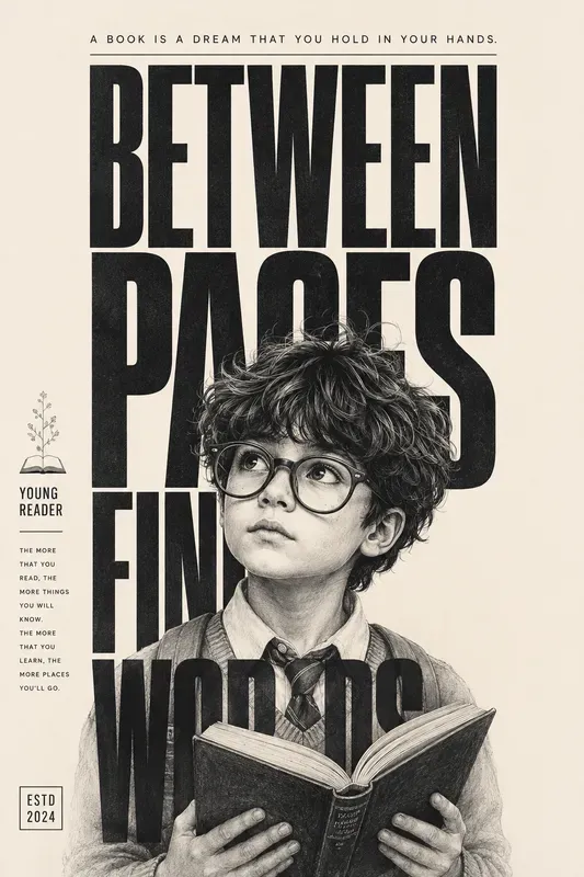 Editorial Character Typography Posters
