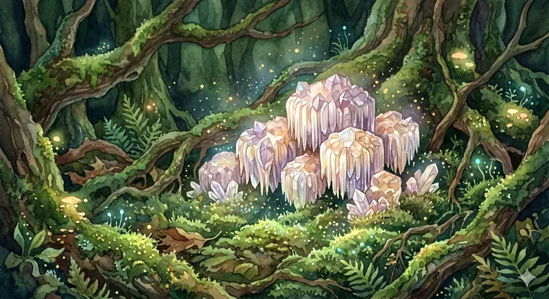 Dreamy Crystal Mushrooms