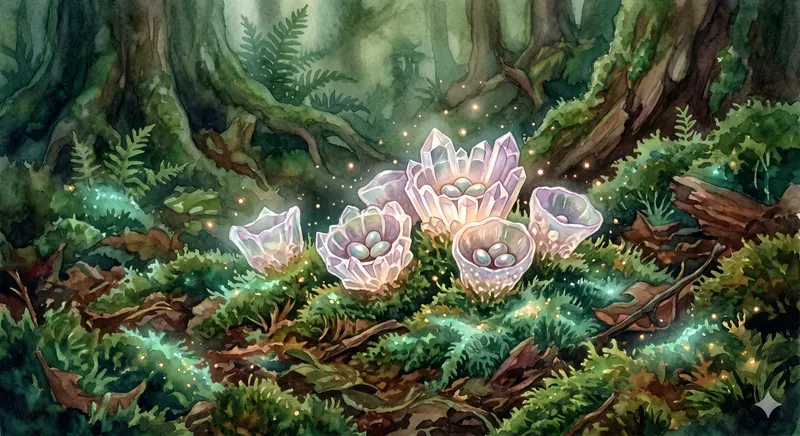 Dreamy Crystal Mushrooms
