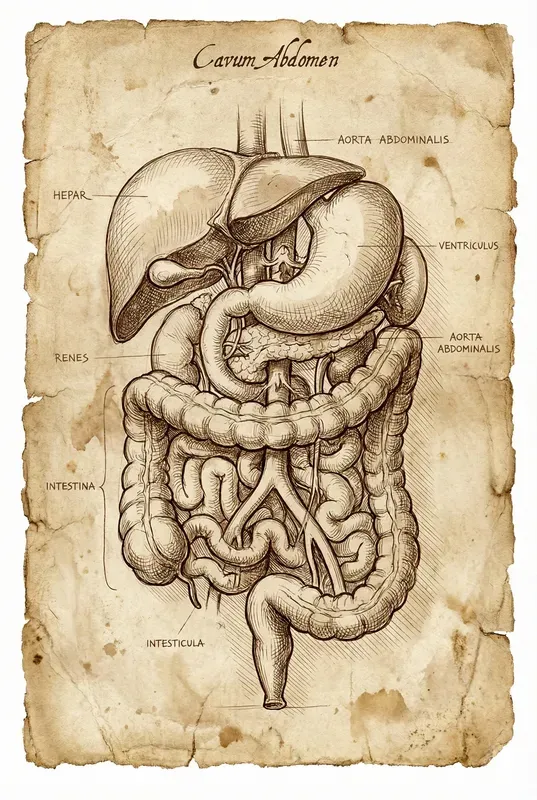 Vintage Renaissance Human Anatomy