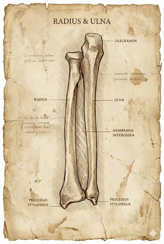 Vintage Renaissance Human Anatomy