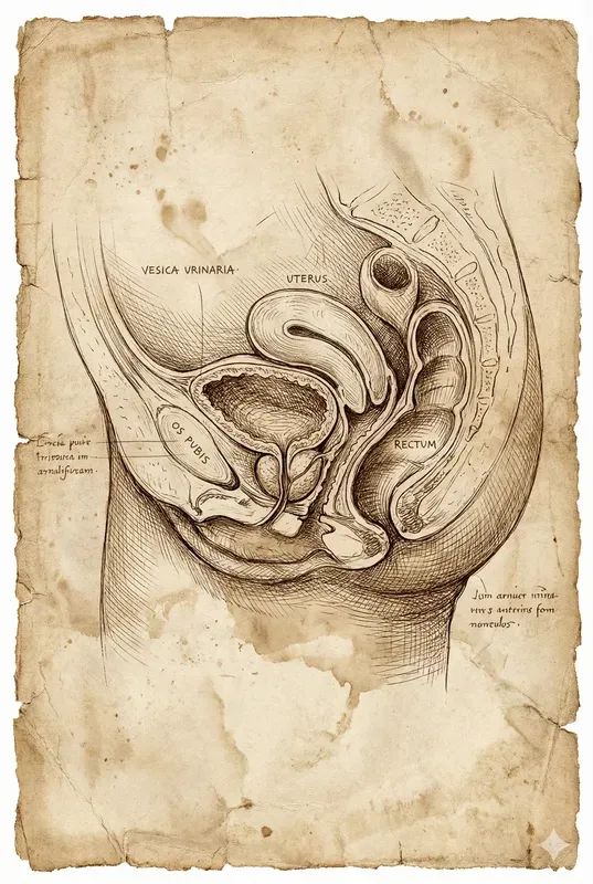 Vintage Renaissance Human Anatomy