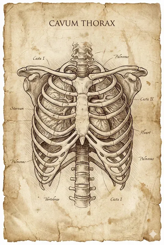Vintage Renaissance Human Anatomy
