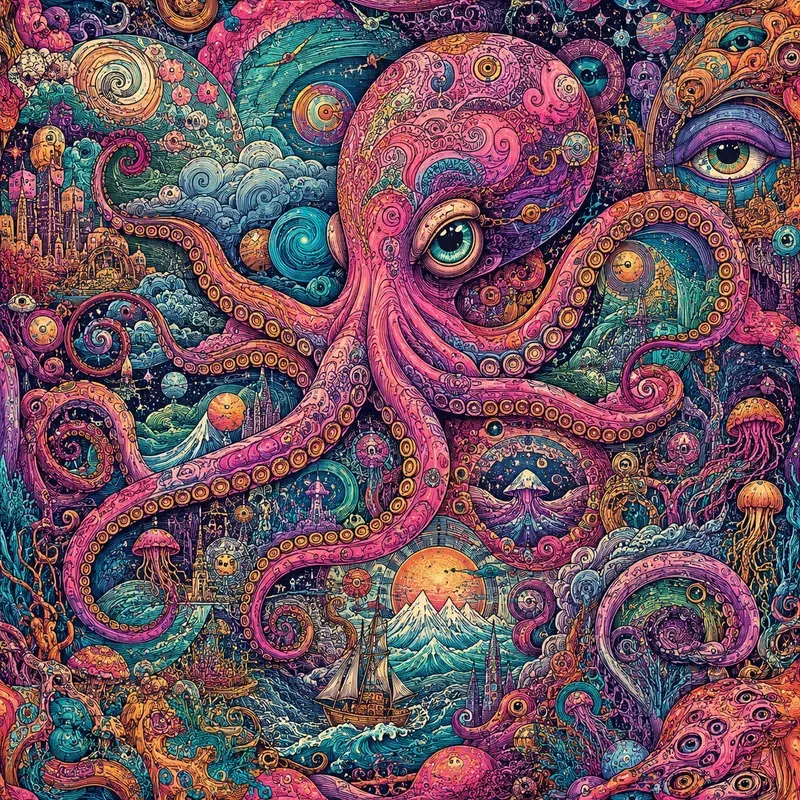 Psychedelic Dream Doodles