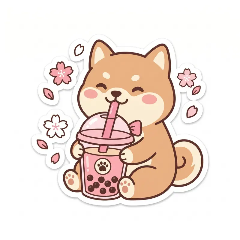 Kawaii Diecut Stickers