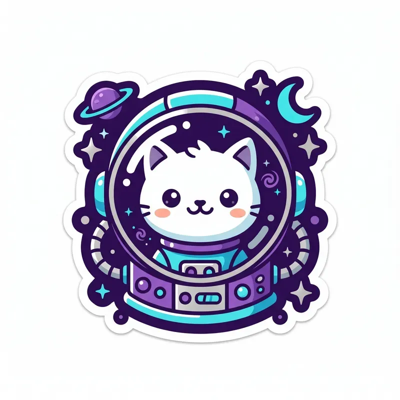 Kawaii Diecut Stickers