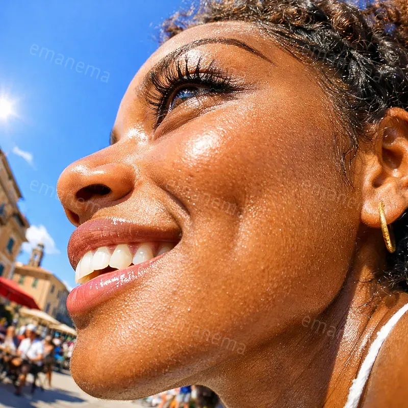 Extremely Fish Eye Selfies