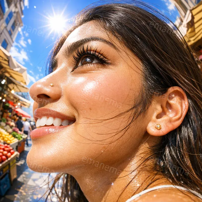 Extremely Fish Eye Selfies