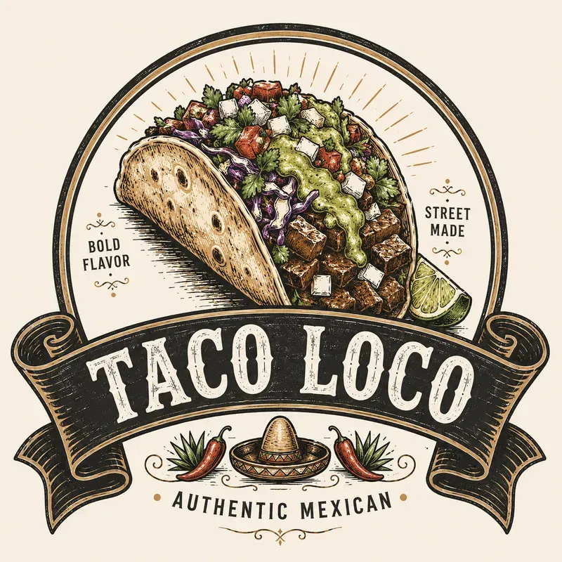 Handdrawn Food Truck Menu Badges