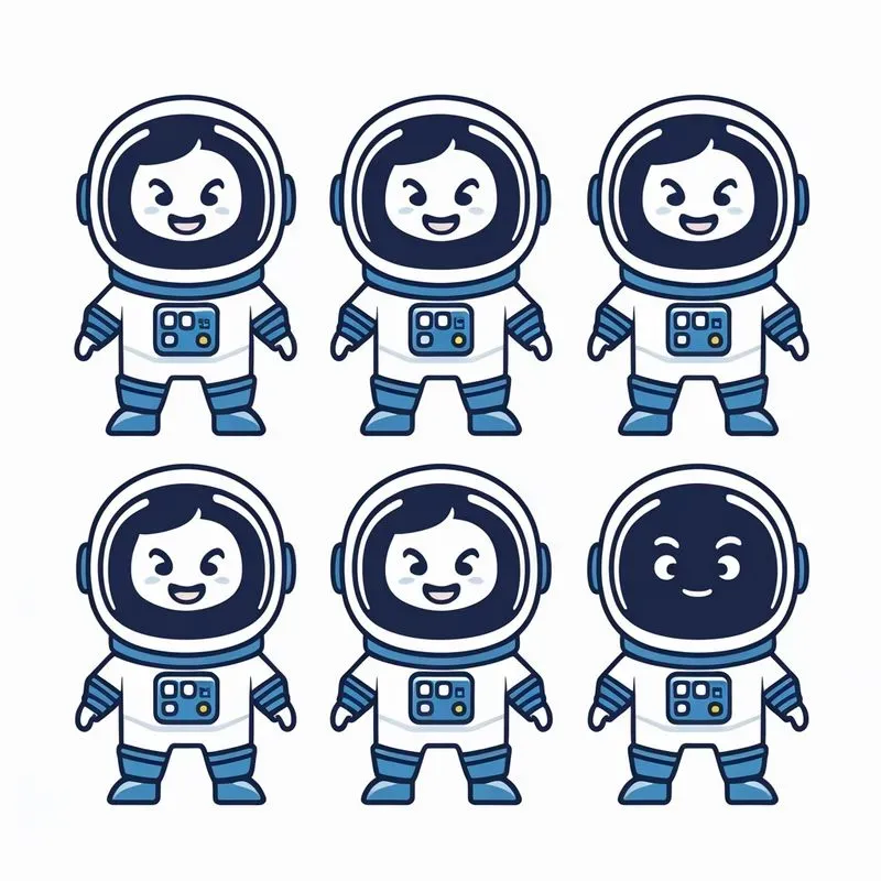 Flat Design Sticker Packs Cute