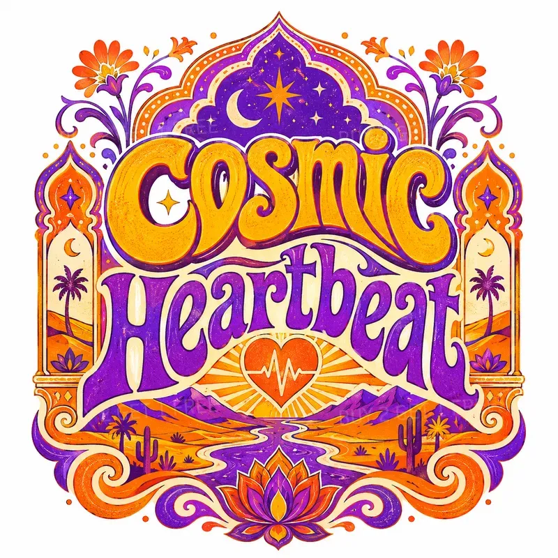 Arabic Groovy Typography Tshirt Prints