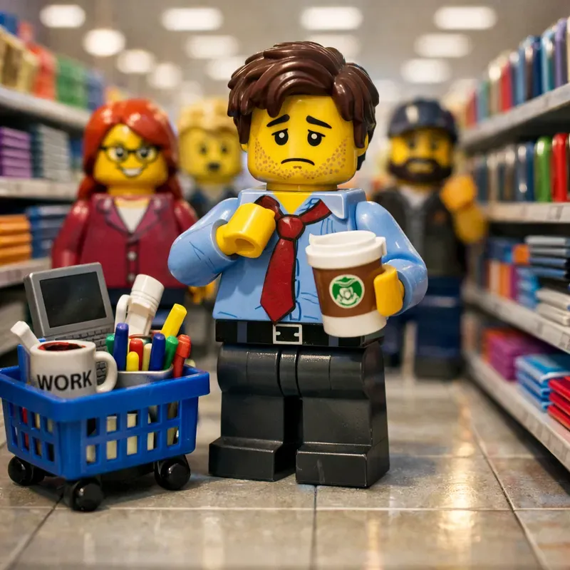 Cinematic Lego Store Life Scene Series