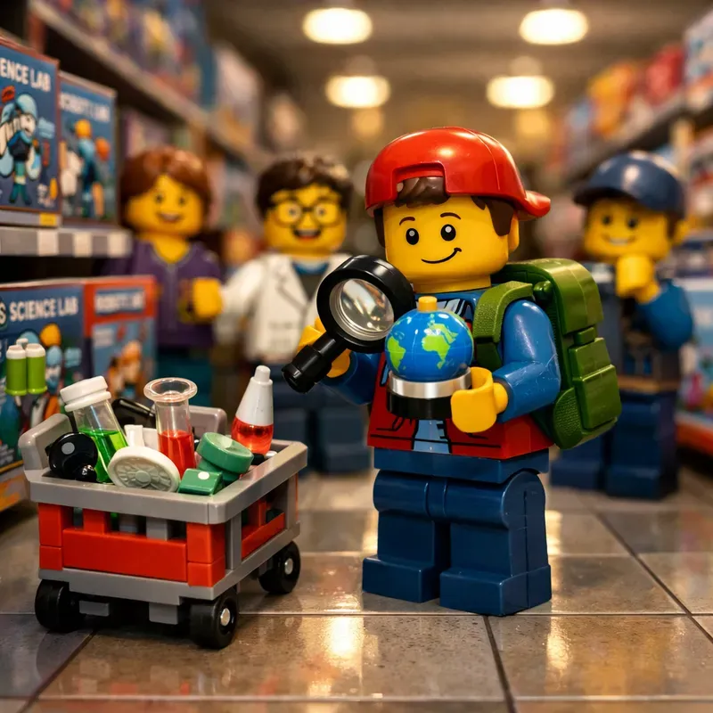 Cinematic Lego Store Life Scene Series