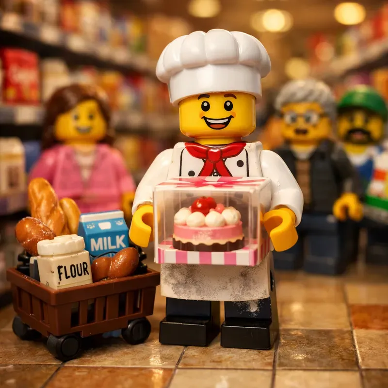 Cinematic Lego Store Life Scene Series