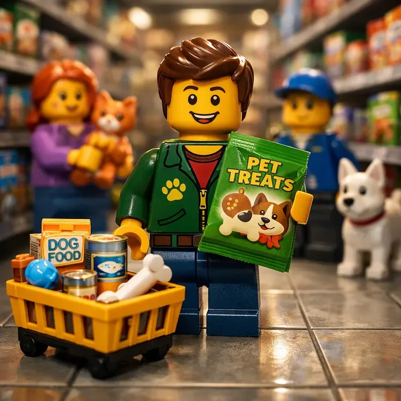 Cinematic Lego Store Life Scene Series