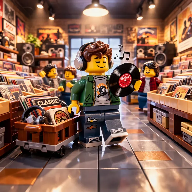 Cinematic Lego Store Life Scene Series
