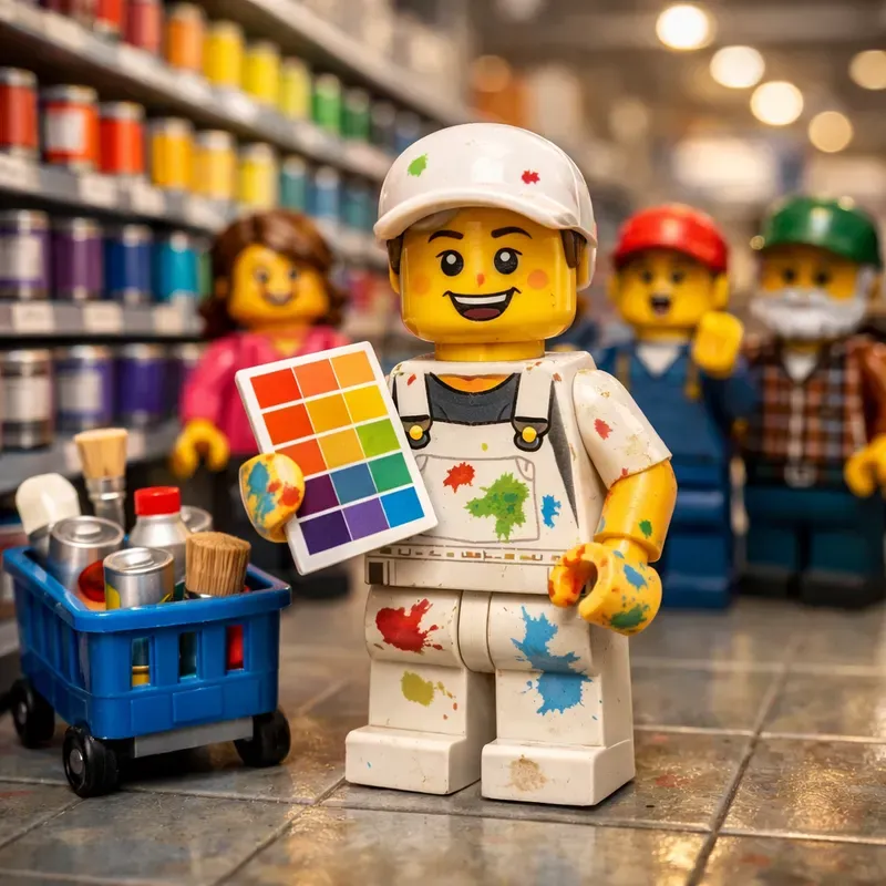 Cinematic Lego Store Life Scene Series