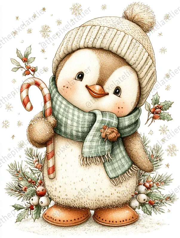 Sage Christmas Storybook Characters