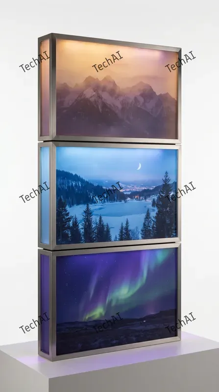 Backlit Glass Landscape Panels