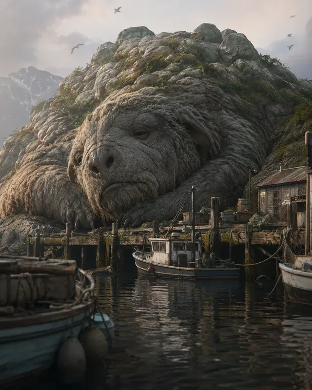 Giant Cozy Monster Illustrations