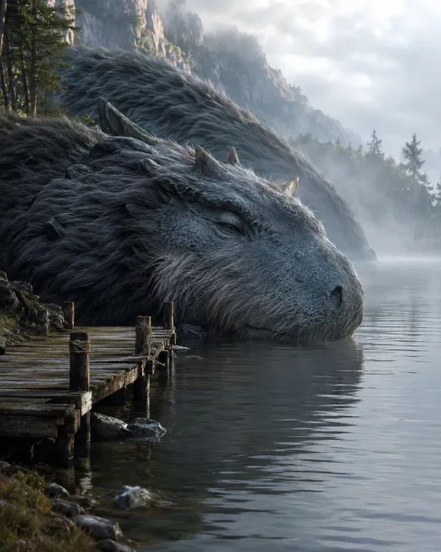 Giant Cozy Monster Illustrations