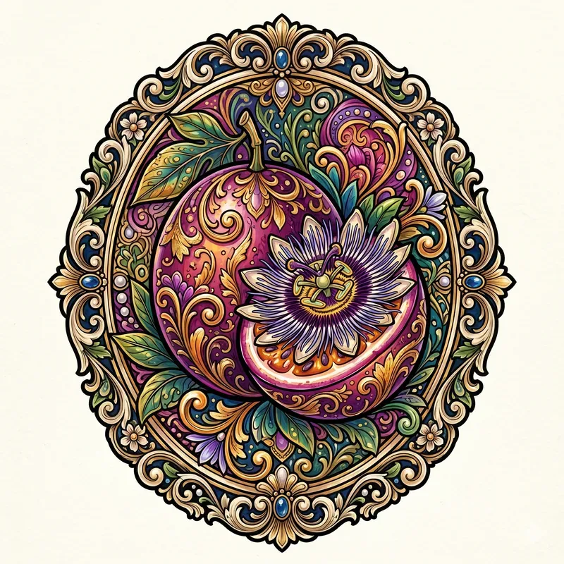 Exotic Fruit Emblems