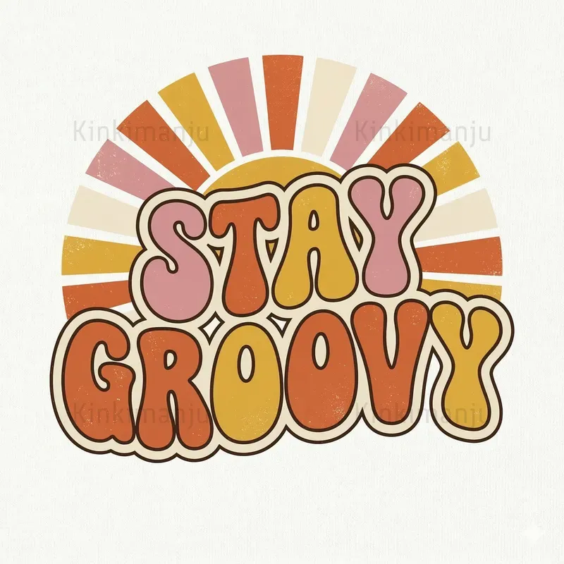 70s Groovy Tshirt Design Pack39 Designs