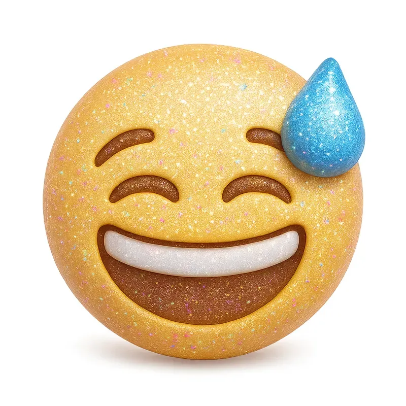 Glittery 3D Emoji Icons