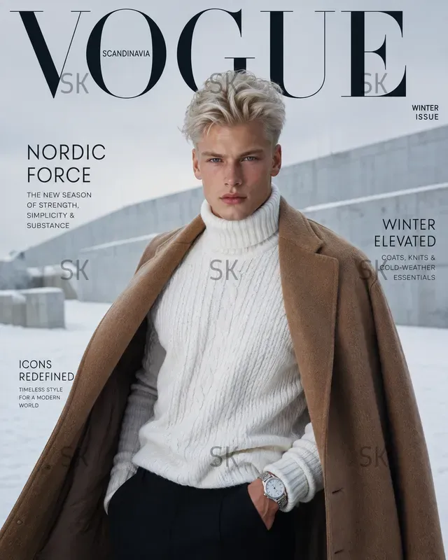Cinematic 4K Fashion Magazine Covers