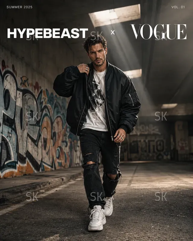 Cinematic 4K Fashion Magazine Covers