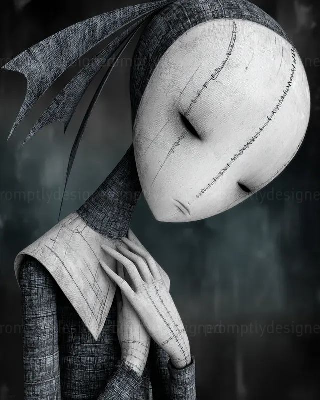 Melancholic Figures Fine Art