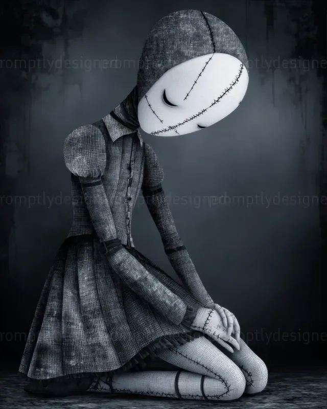 Melancholic Figures Fine Art