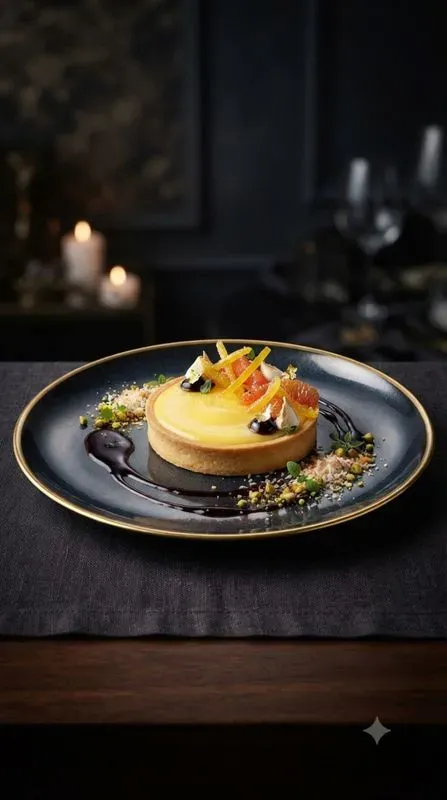 Luxury Plated Dessert Advertising