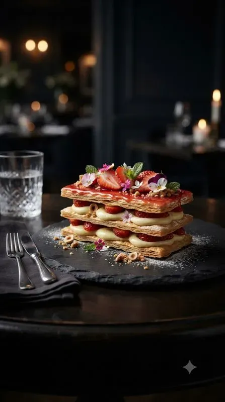 Luxury Plated Dessert Advertising
